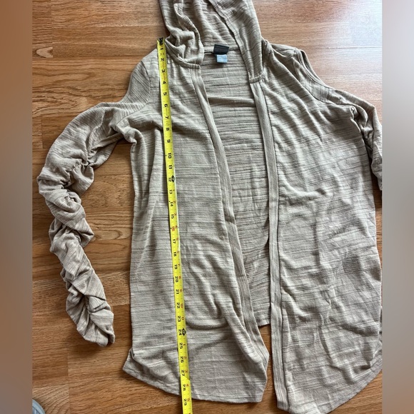 Her Universe Star Wars The Force Awakens Rey Cardigan Tan rouched Sleeves Medium - Picture 6 of 9
